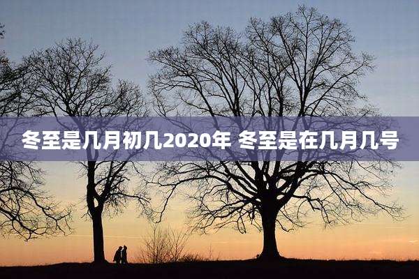 冬至是几月初几2020年 冬至是在几月几号