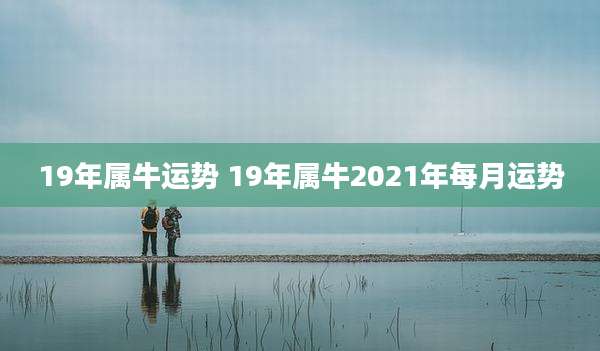 19年属牛运势 19年属牛2021年每月运势