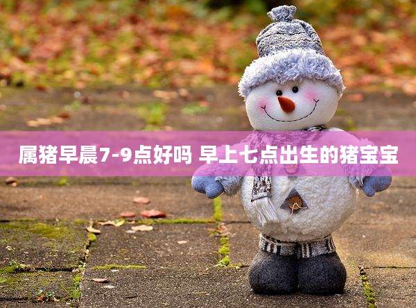 属猪早晨7-9点好吗 早上七点出生的猪宝宝