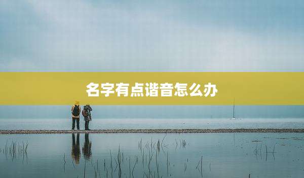 名字有点谐音怎么办