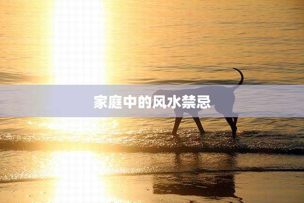 家庭中的风水禁忌