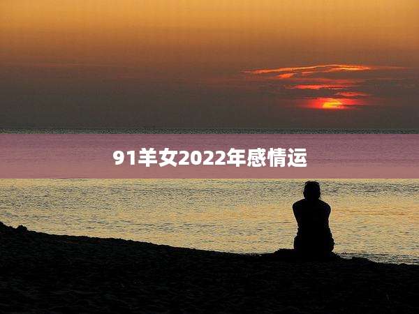 91羊女2022年感情运