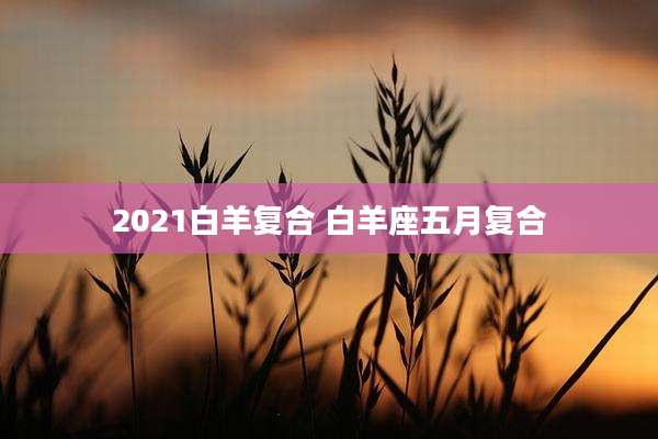 2021白羊复合 白羊座五月复合