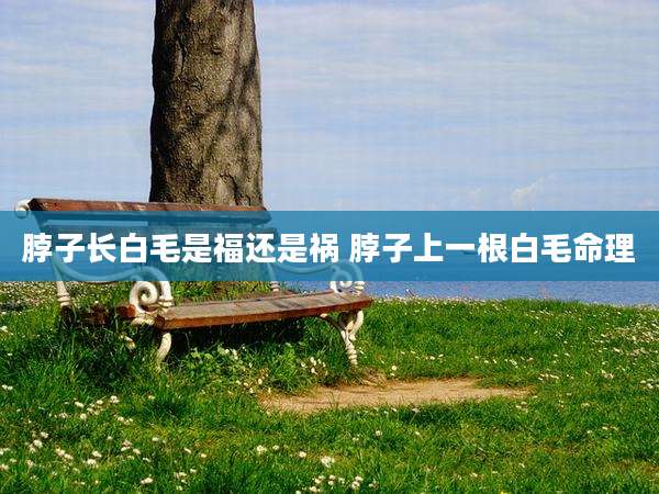 脖子长白毛是福还是祸 脖子上一根白毛命理
