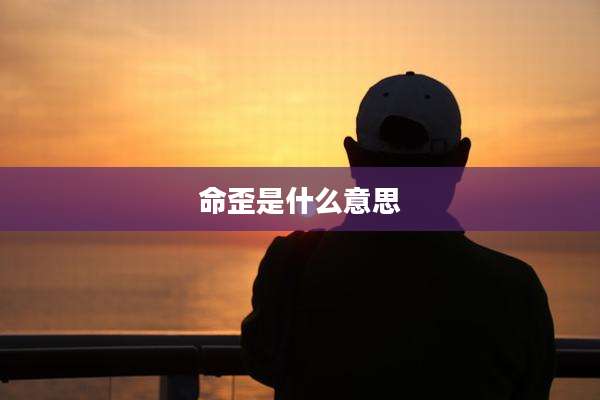 命歪是什么意思