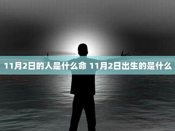 11月2日的人是什么命 11月2日出生的是什么