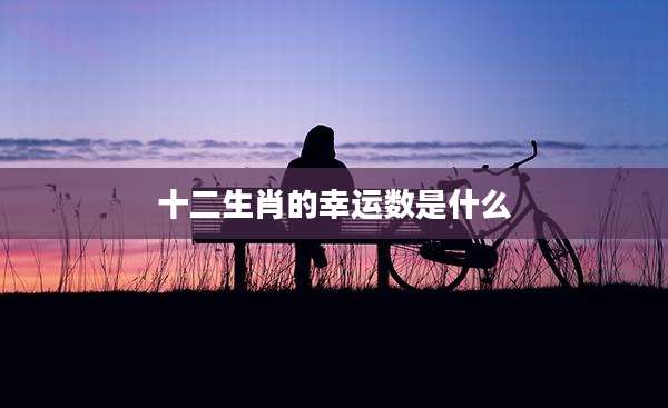 十二生肖的幸运数是什么