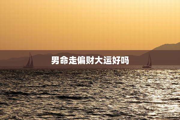 男命走偏财大运好吗