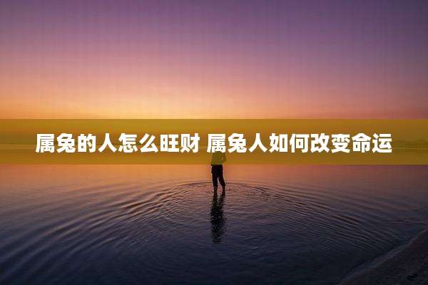 属兔的人怎么旺财 属兔人如何改变命运
