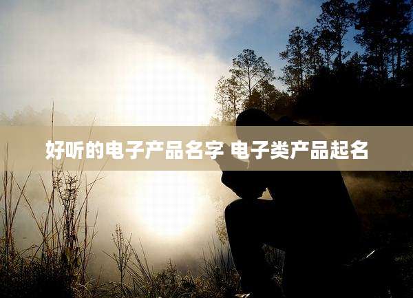 好听的电子产品名字 电子类产品起名