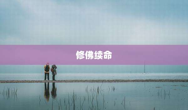 修佛续命