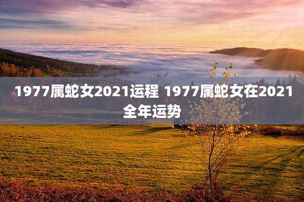 1977属蛇女2021运程 1977属蛇女在2021全年运势