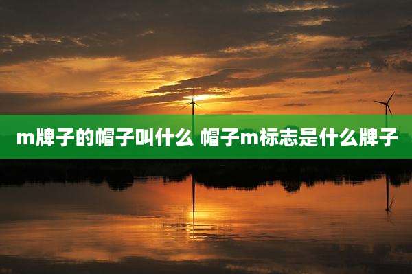 m牌子的帽子叫什么 帽子m标志是什么牌子