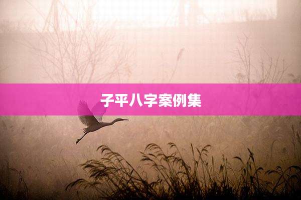 子平八字案例集