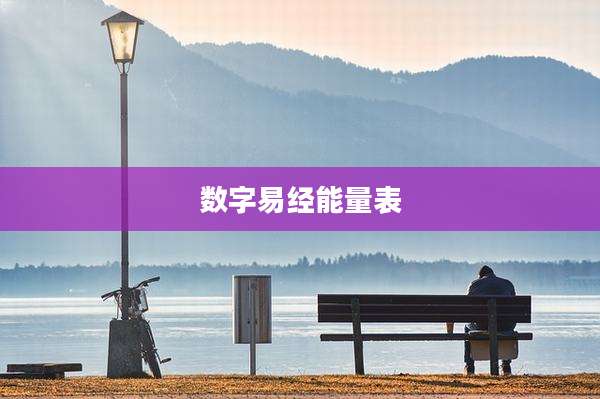 数字易经能量表