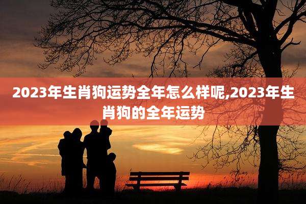 2023年生肖狗运势全年怎么样呢,2023年生肖狗的全年运势