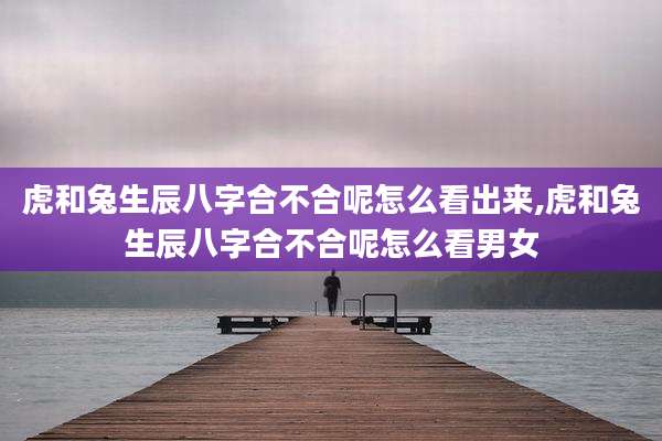 虎和兔生辰八字合不合呢怎么看出来,虎和兔生辰八字合不合呢怎么看男女