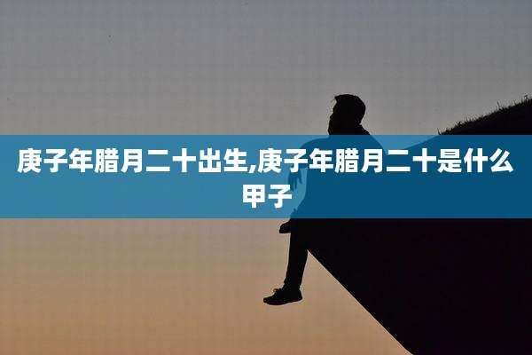 庚子年腊月二十出生,庚子年腊月二十是什么甲子