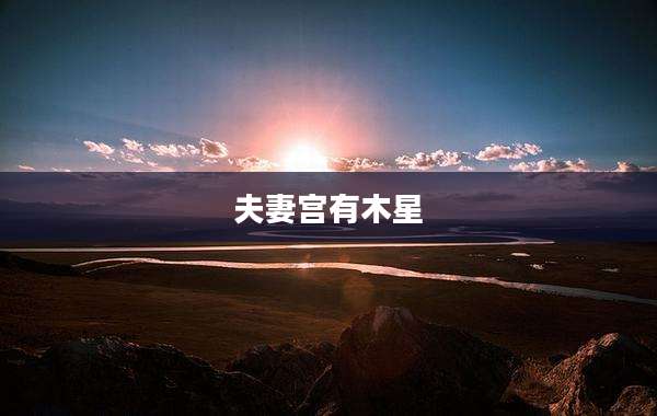 夫妻宫有木星