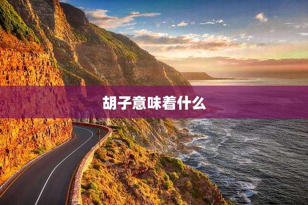 胡子意味着什么