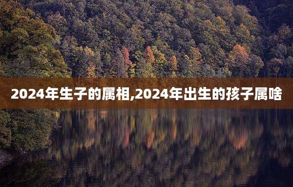 2024年生子的属相,2024年出生的孩子属啥