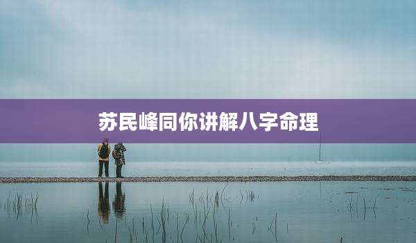 苏民峰同你讲解八字命理