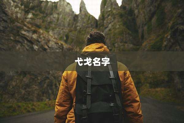 弋戈名字