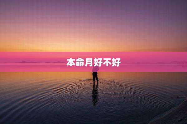 本命月好不好