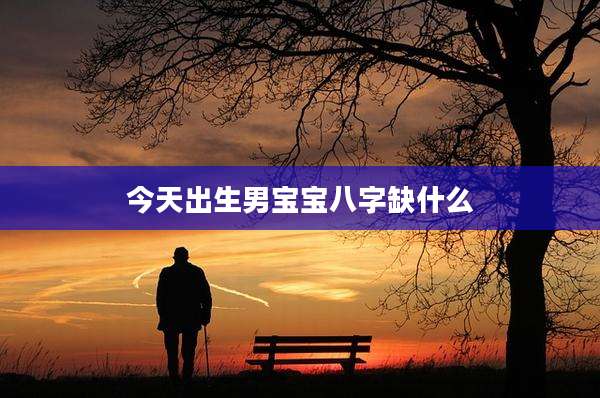今天出生男宝宝八字缺什么
