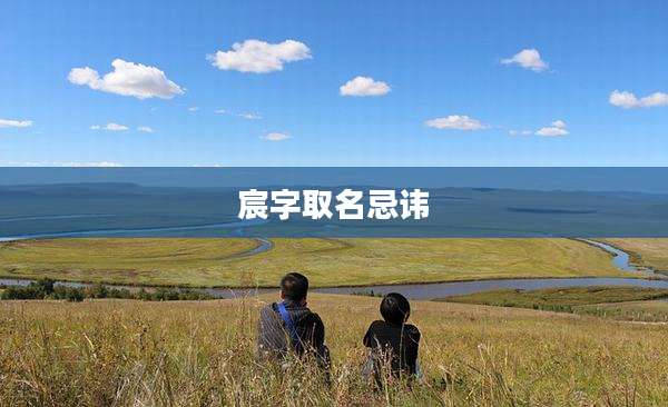 宸字取名忌讳