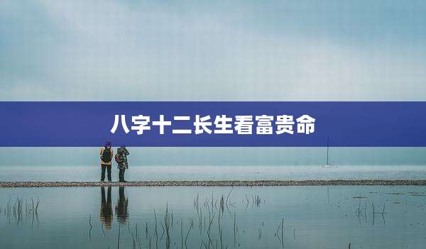 八字十二长生看富贵命