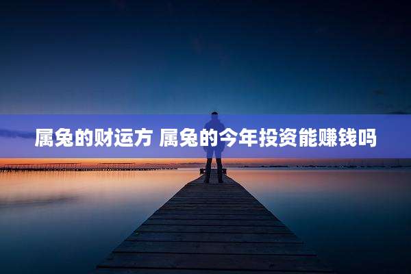 属兔的财运方 属兔的今年投资能赚钱吗