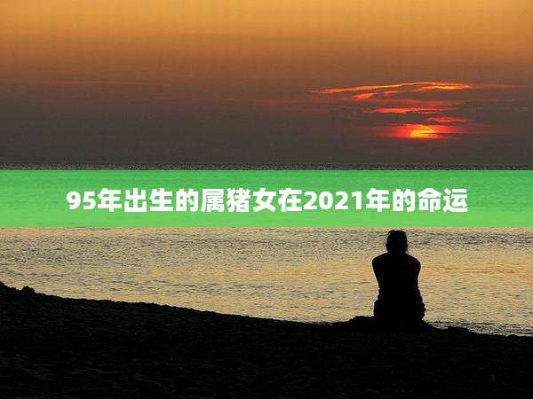 95年出生的属猪女在2021年的命运