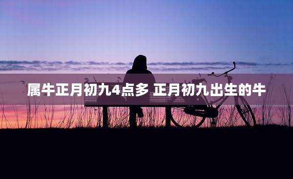 属牛正月初九4点多 正月初九出生的牛