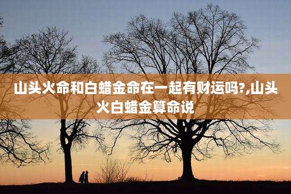 山头火命和白蜡金命在一起有财运吗?,山头火白蜡金算命说