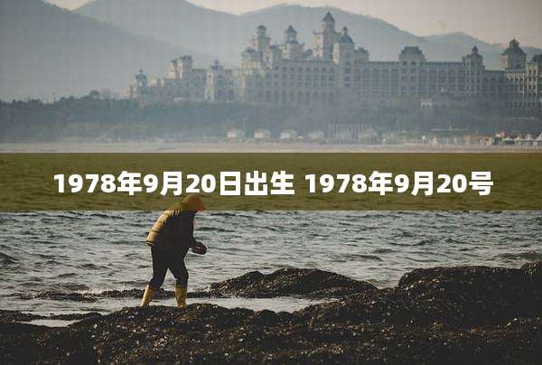 1978年9月20日出生 1978年9月20号