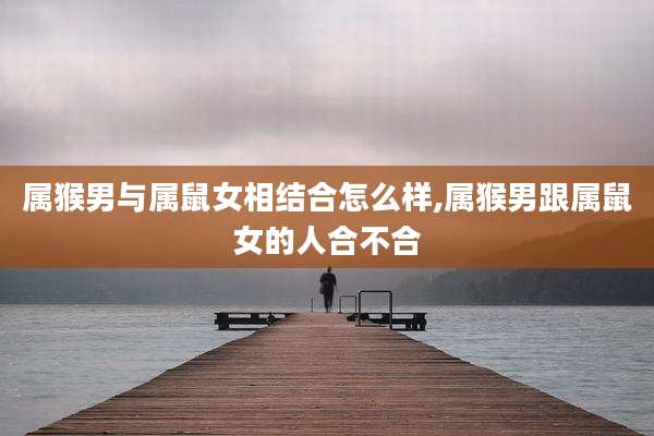 属猴男与属鼠女相结合怎么样,属猴男跟属鼠女的人合不合