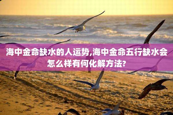 海中金命缺水的人运势,海中金命五行缺水会怎么样有何化解方法?