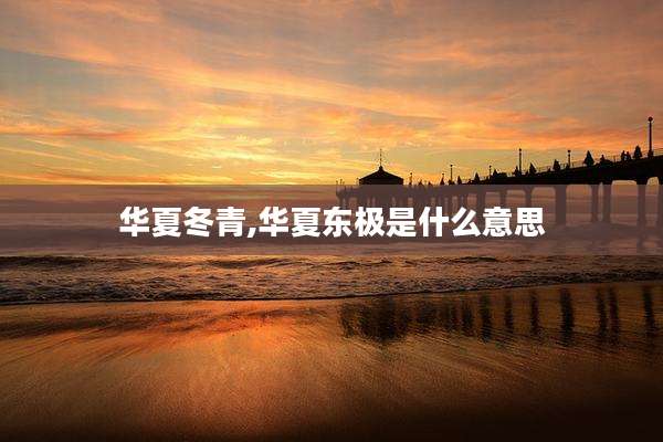 华夏冬青,华夏东极是什么意思