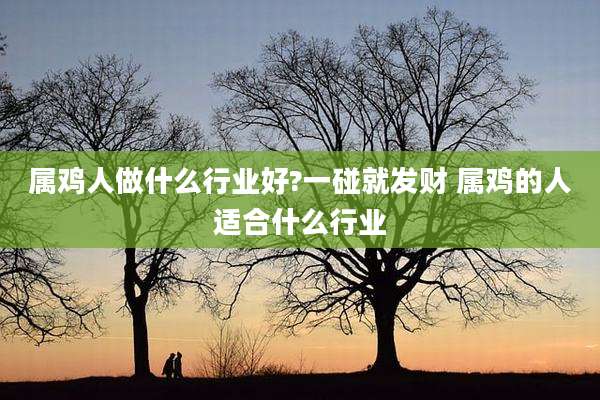 属鸡人做什么行业好?一碰就发财 属鸡的人适合什么行业