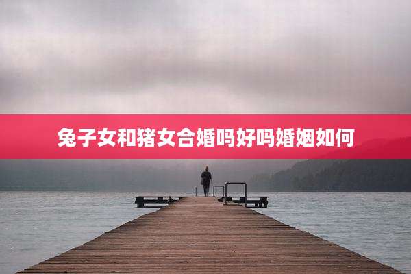兔子女和猪女合婚吗好吗婚姻如何