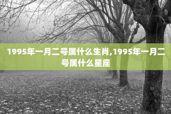 1995年一月二号属什么生肖,1995年一月二号属什么星座