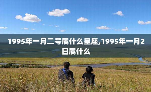 1995年一月二号属什么星座,1995年一月2日属什么