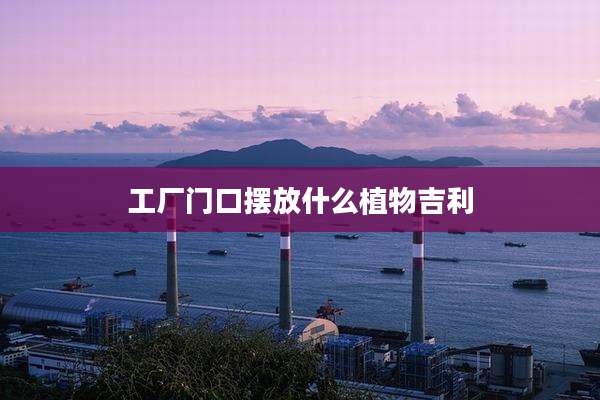 工厂门口摆放什么植物吉利