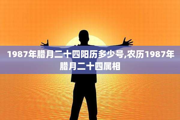 1987年腊月二十四阳历多少号,农历1987年腊月二十四属相
