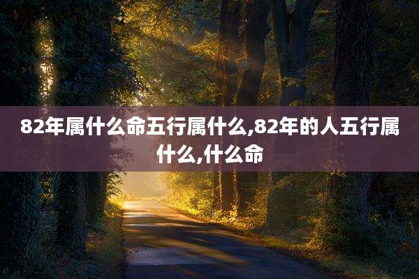 82年属什么命五行属什么,82年的人五行属什么,什么命