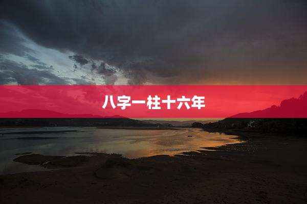 八字一柱十六年