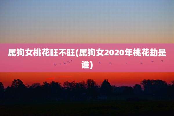 属狗女桃花旺不旺(属狗女2020年桃花劫是谁)