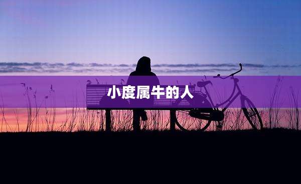 小度属牛的人