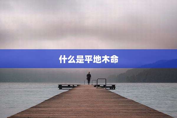 什么是平地木命